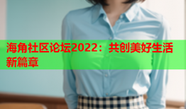 海角社区论坛2022：共创美好生活新篇章