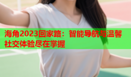 海角2023回家路：智能导航与温馨社交体验尽在掌握